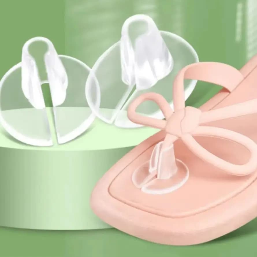Gel Toe Post Cushion Pads for Flip Flops Anti-Slip Anti-Chafing Toe Separators Guards Foot Protectors for Women Men