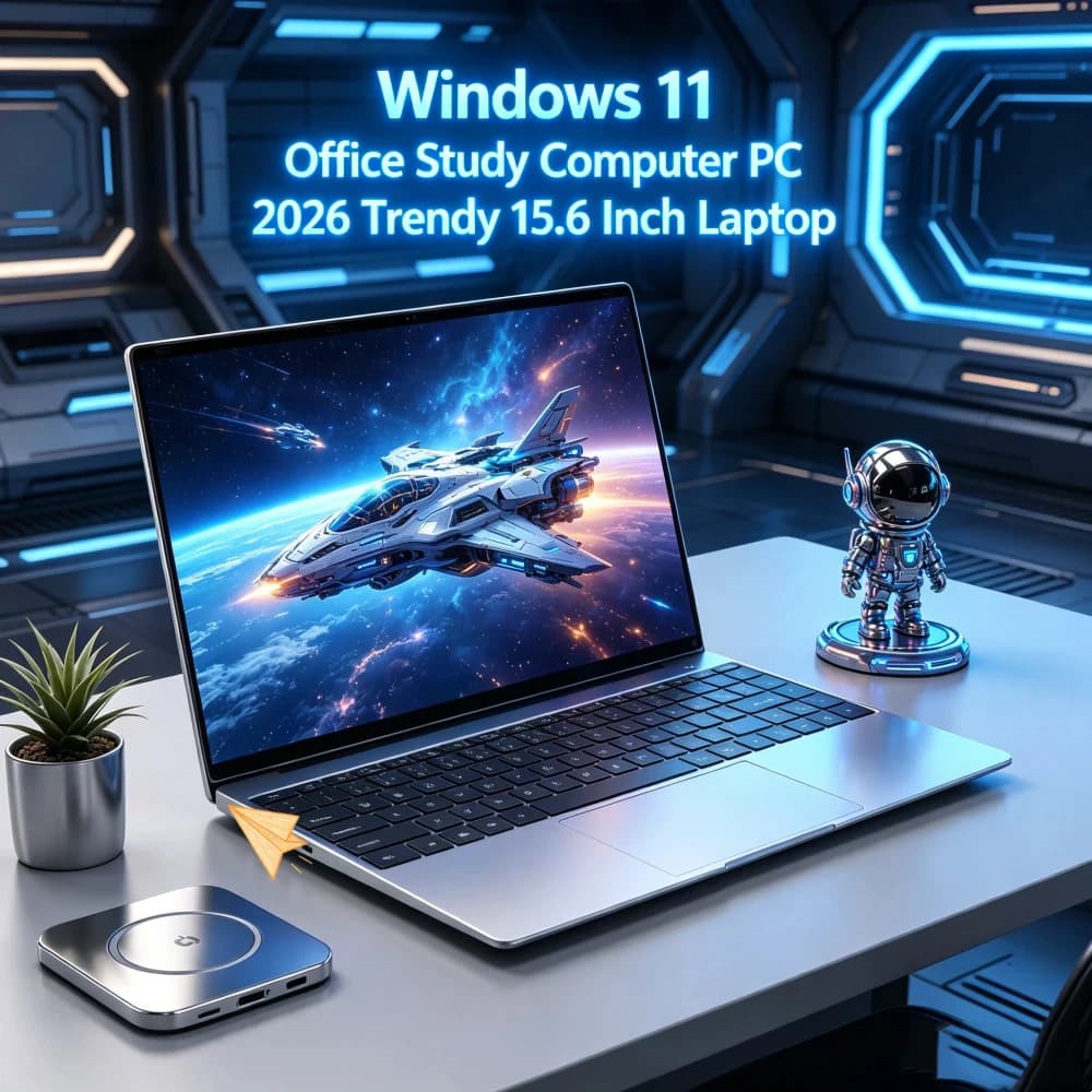 Elegante Laptop da Gaming Ultra Sottile da 15,6 Pollici, Intel Core I9-9880H, 32GB RAM, 2TB SSD, 1080P, Windows 11, PC per Studio e Casa