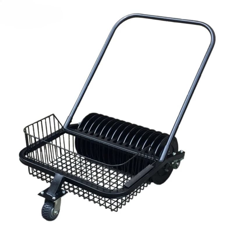 Macchina raccoglipalle da golf a 13 spinti manuali, carrello raccoglipalle, attrezzatura per driving range