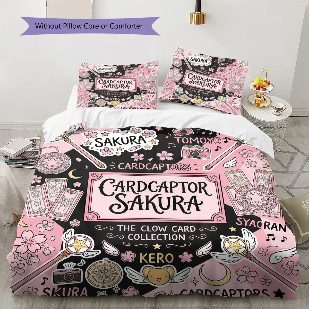 Cardcaptor Sakura Comfor Duvet Cover Children's Bedding Set,Extra Large Size Christmas Gifts Various Sizes Available -HE164