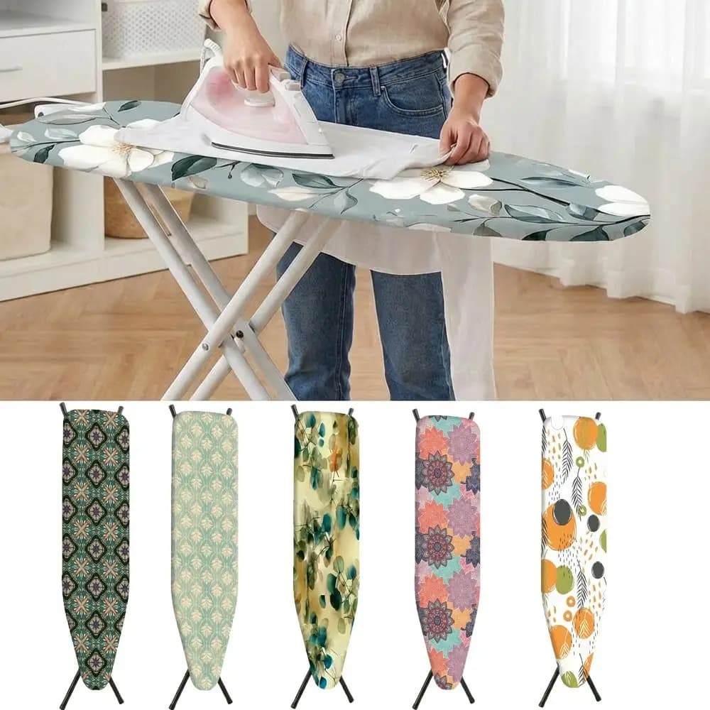Thickened Ironing Board Cover Heat-resistant Stain Resistant Ironing Board Pad Printed Padded Ironing Board Cloth Ironing Table
