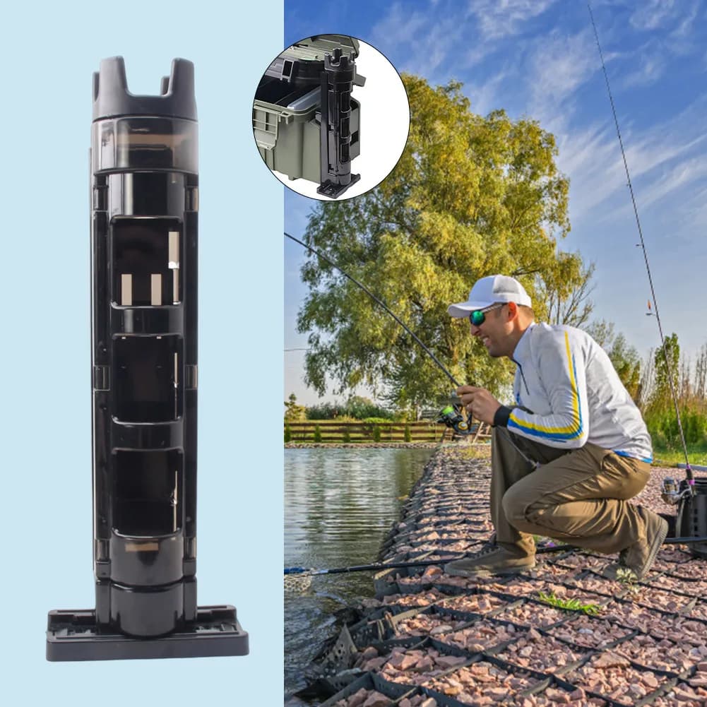 Portacanna da Pesca Regolabile a 2 Lati, Supporto per Canna da Pesca Staccabile, Accessori per la Pesca all'Aperto