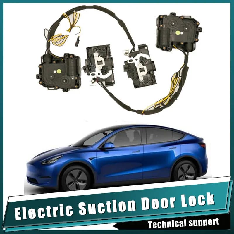 Smart Auto Electric Suction Door Lock for Tesla Y-shaped Automatic Soft Close Door Super Silence Car Vehicle Door