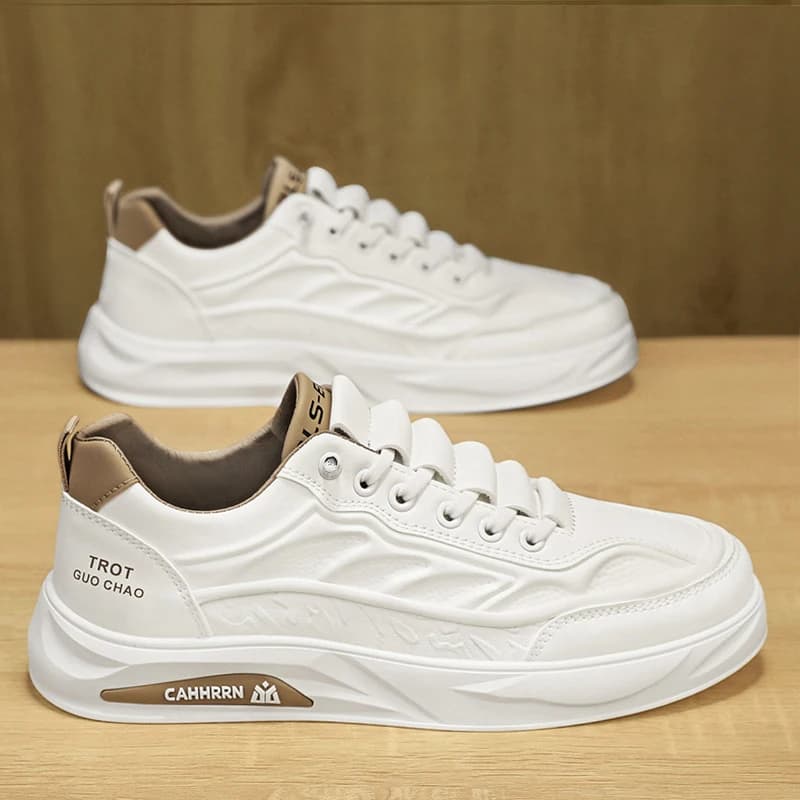 Street Skateboarding Shoes For Men Light Flexible Upper Anti Slip Bottom Daily Casual Flat Sneakers Outdoor Walking Shopping