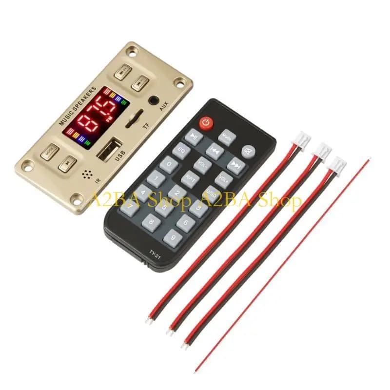 A2BA 2x50W 100W Amplificatore Scheda decodifica MP3 compatibile 12V Lettore MP3 fai-da-te