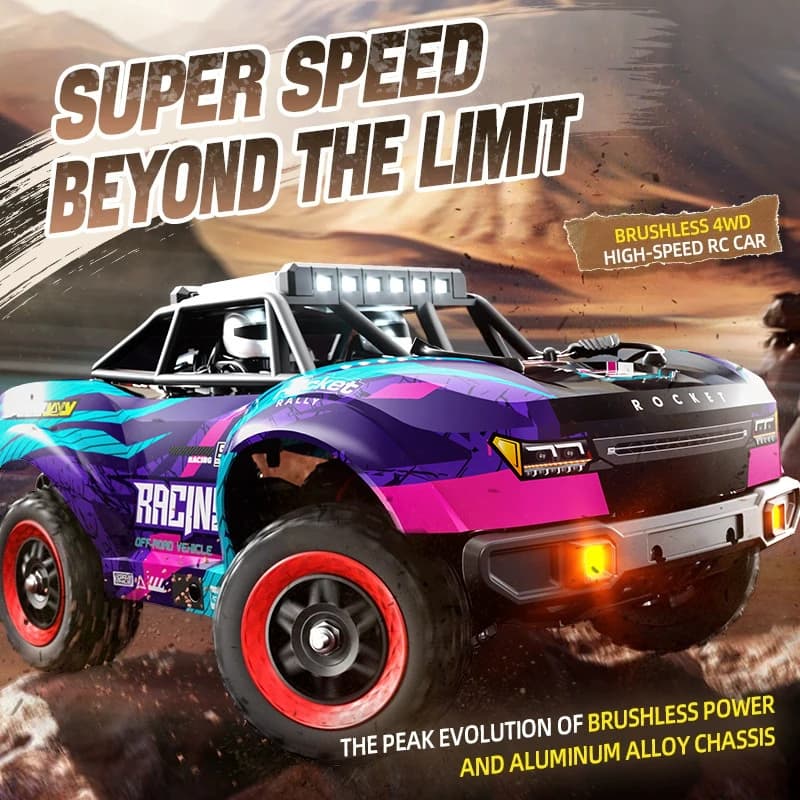 1/18 Bilancia Completa RC Pickup Camion Corto Veicolo Giocattolo Brushless 4WD Telecomando Arrampicata Fuoristrada Auto Giocattoli Per Bambini Regali Di Natale