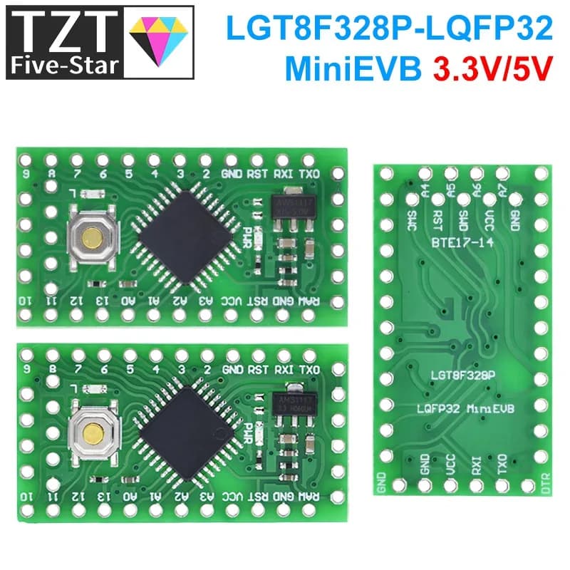 1/2PCS LGT8F328P LQFP32 MiniEVB 3.3V/5V Sostituisce Pro Mini ATMEGA328P Completamente Compatibile Per Arduino UTILIZZA HT42B534-1 Driver