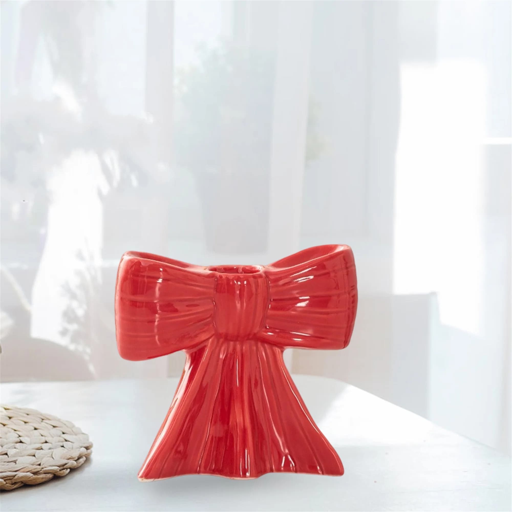 Elegante portacandele in vetro Elegante centrotavola da tavolo Candeliere decorativo per la decorazione domestica della festa nuziale