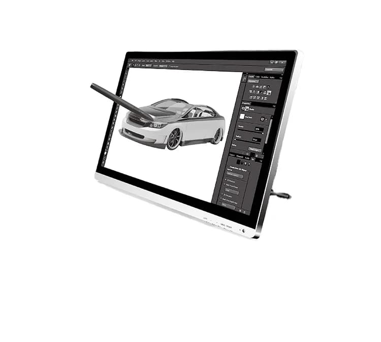 Monitor per Disegno con Penna LED da 21,5 Pollici Completamente Automatico, Ultimo Modello con Interfaccia USB e DVI