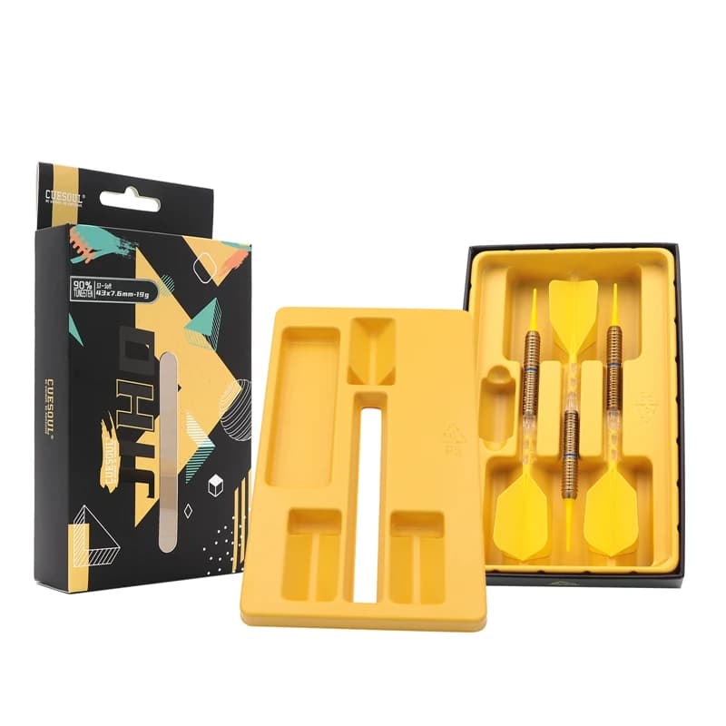CUESOUL JIHO S3 19/21g Freccette con punta morbida Set di freccette al 90% di tungsteno con rivestimento in titanio e volo uniforme ROST T19