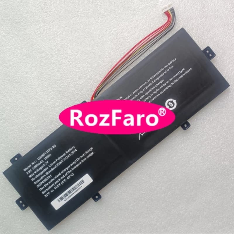 RozFaro JJY-M1 per Myria MY8314GY U3285131P-2S1P Batteria per laptop 7.6V 38Wh 5000mAh per notebook Jumper EZbook S5