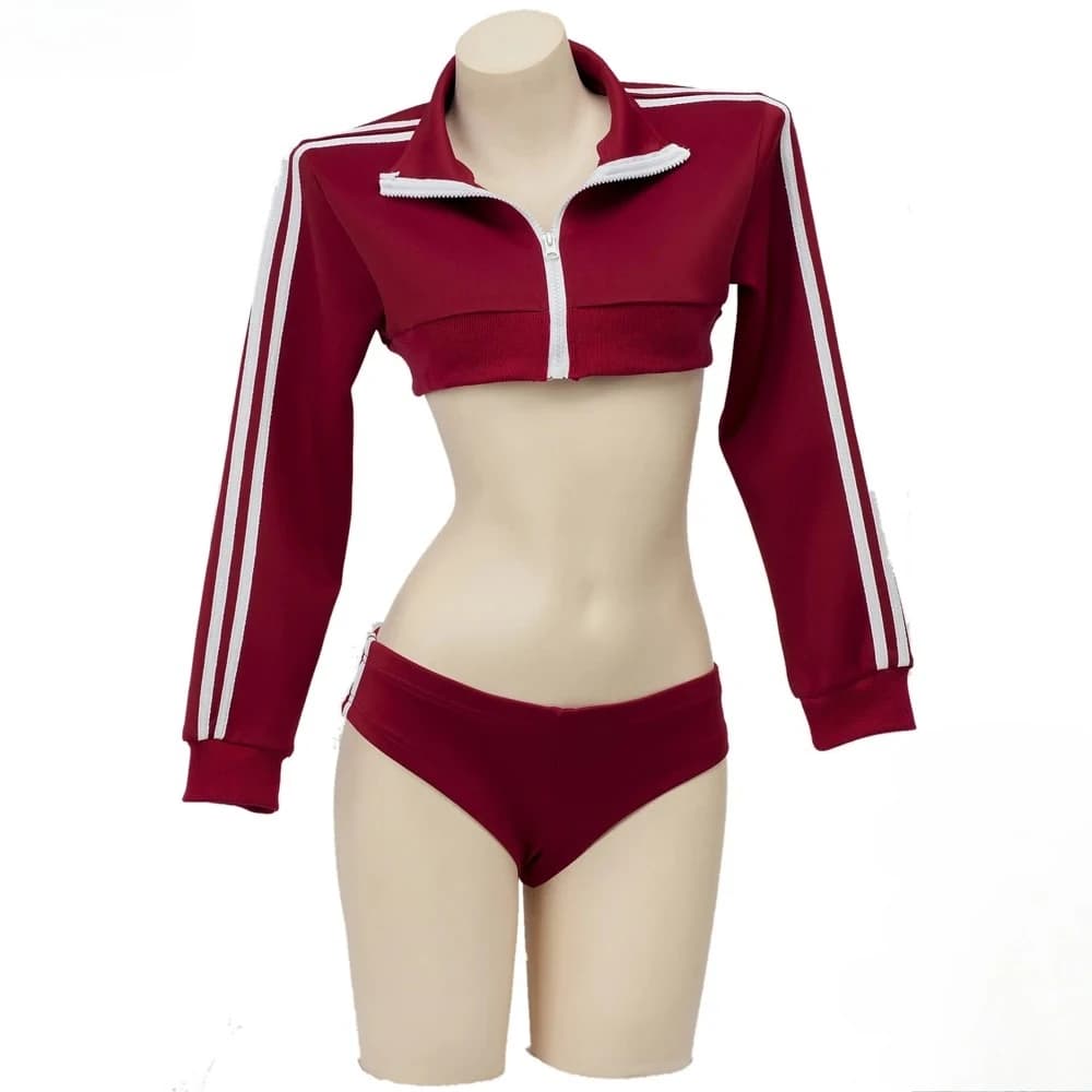 Costume da Studentessa Anime Giapponese, Abbigliamento Sportivo Scolastico, Tuta da Palestra per Donne, Costume Cosplay, Uniforme per Giochi di Ruolo, Intimo