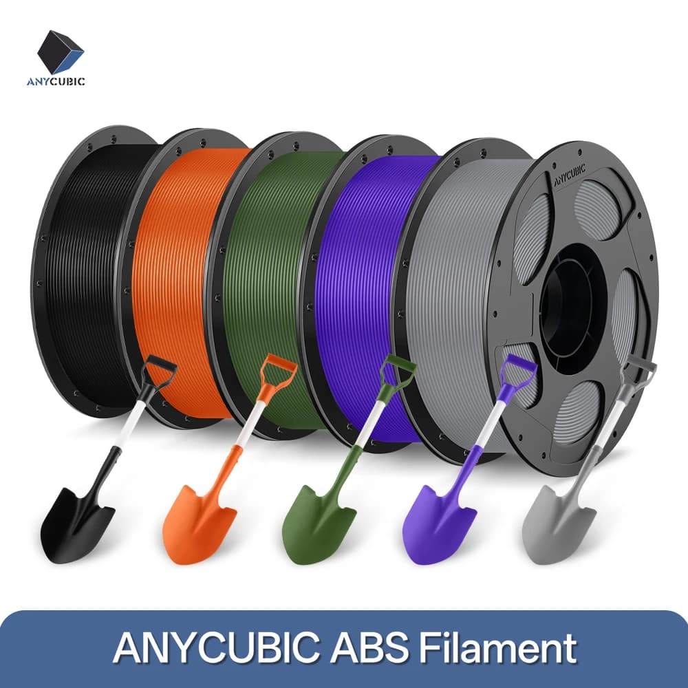 ANYCUBIC ABS Filament 3D Printing PLA Impact Resistance Temperature Resistance 3D Printer Filament For Kobra 3 Max S1C