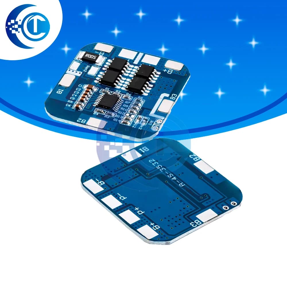 Scheda di protezione LiFePO4 da 3,2 V/12,8 V - Modulo caricabatterie 4S 10 A per batteria al litio ferro fosfato 18650