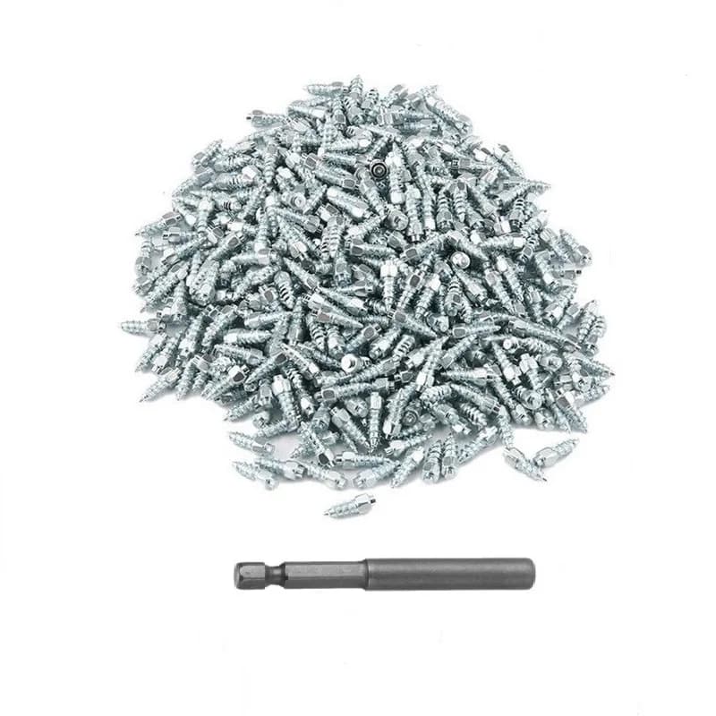 500 pz 12mm capicorda ruota vite da neve borchie per pneumatici antiscivolo punte cadenti per auto moto bicicletta emergenza invernale