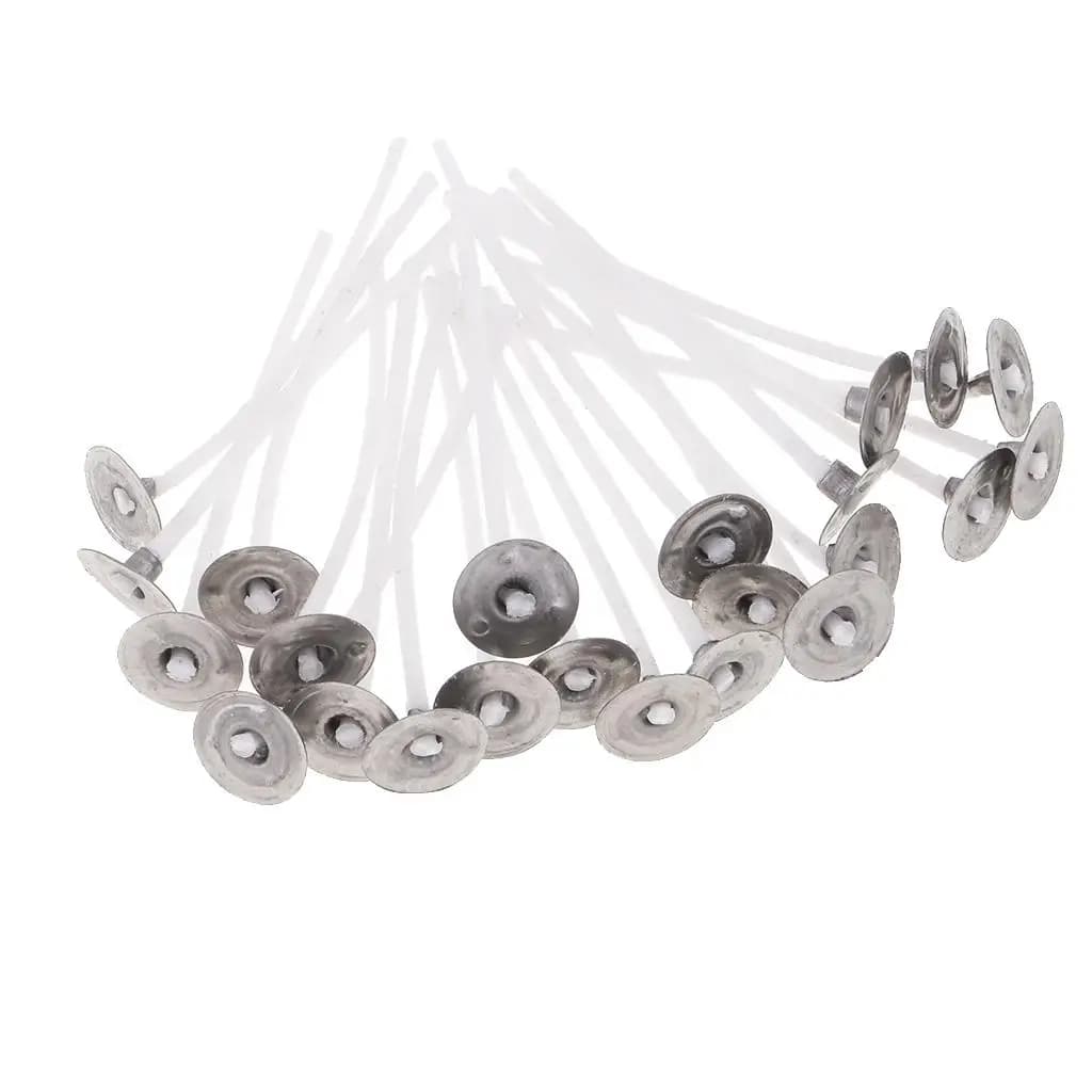 100-piece pre-coated cotton candle cutter with candle supply for craft hobby DIY