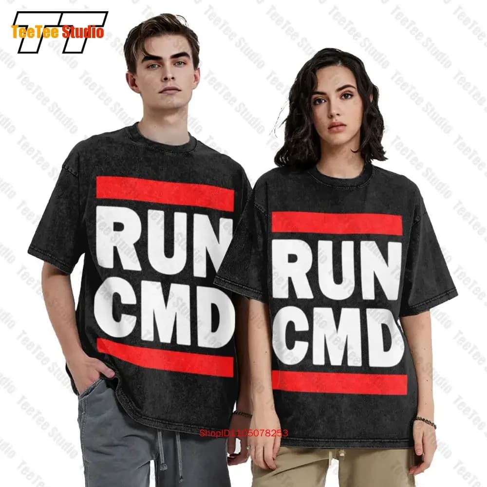 Run Cmd Vintage Oversized T-Shirt 5FTX Golf Wear