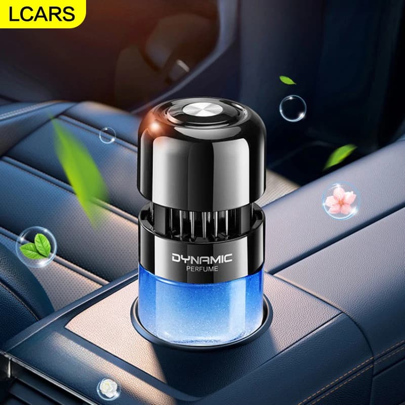 Car Deodorant Solid Perfume Rotating Press Flavor Diffuser Car Accessories Home Decoration Long-Term fragrance