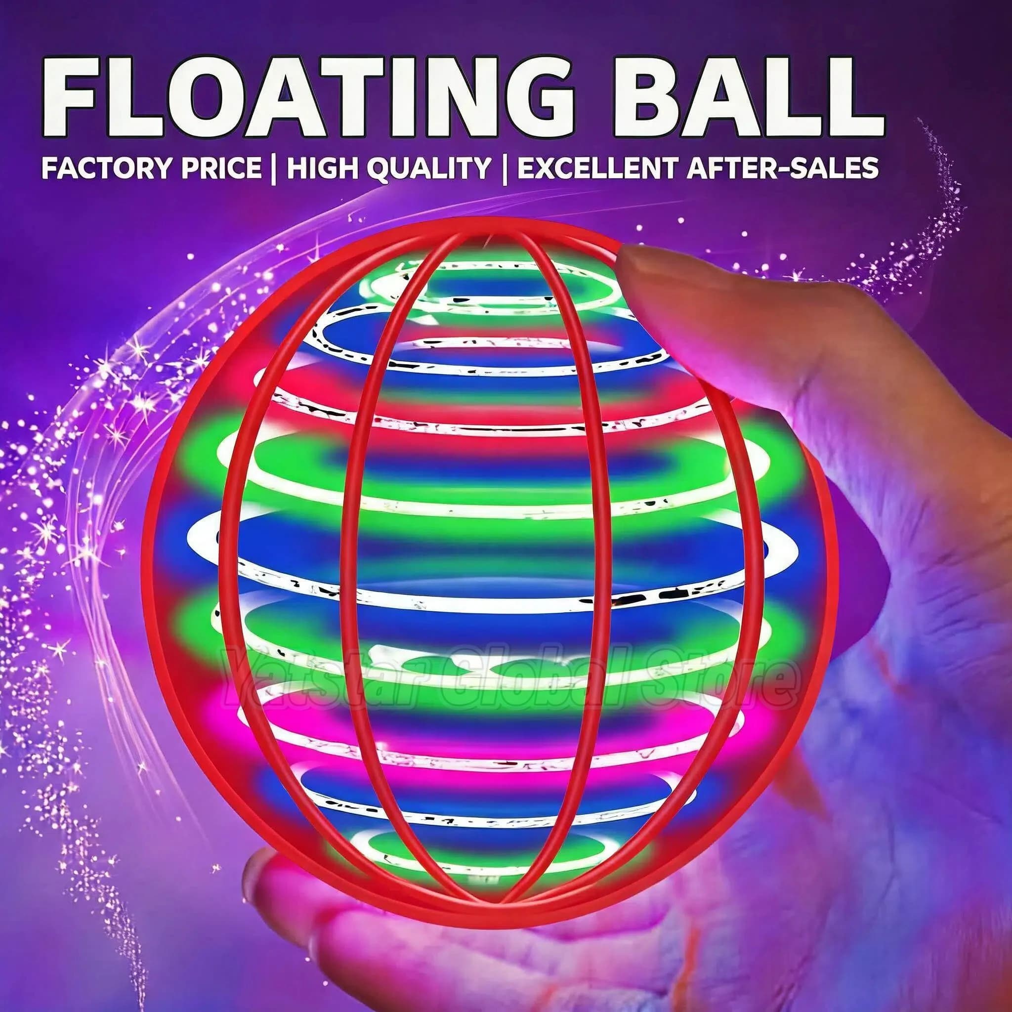 Palla Volante RC Magic Boomerang Fly Nova Orb Pro Mini Drone Hover Ball con Luci LED Giocattolo Volante per Bambini Regalo di Natale