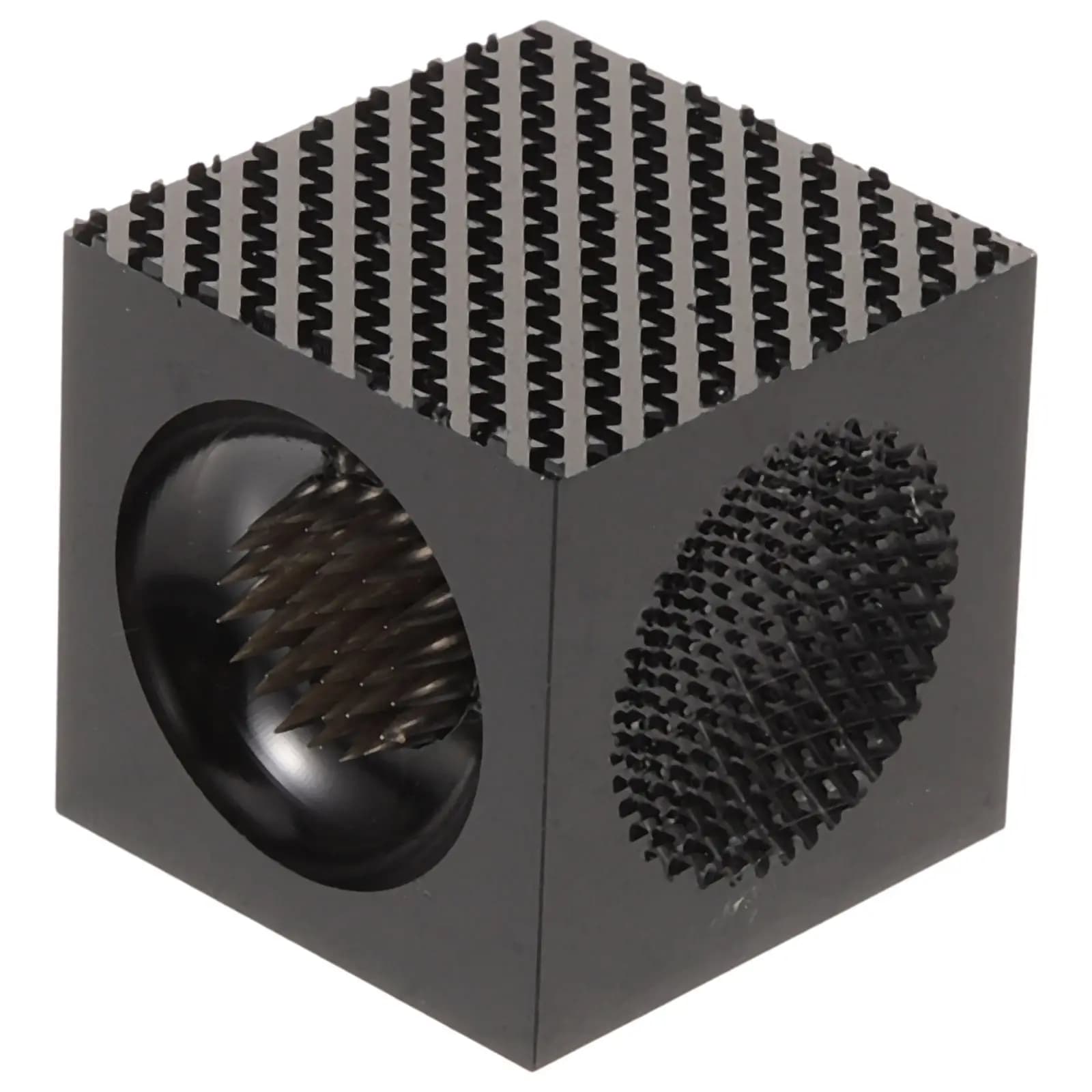 Accessori per strumenti di riparazione con punta per stecca da biliardo Levigatrice per stecche in metallo nero