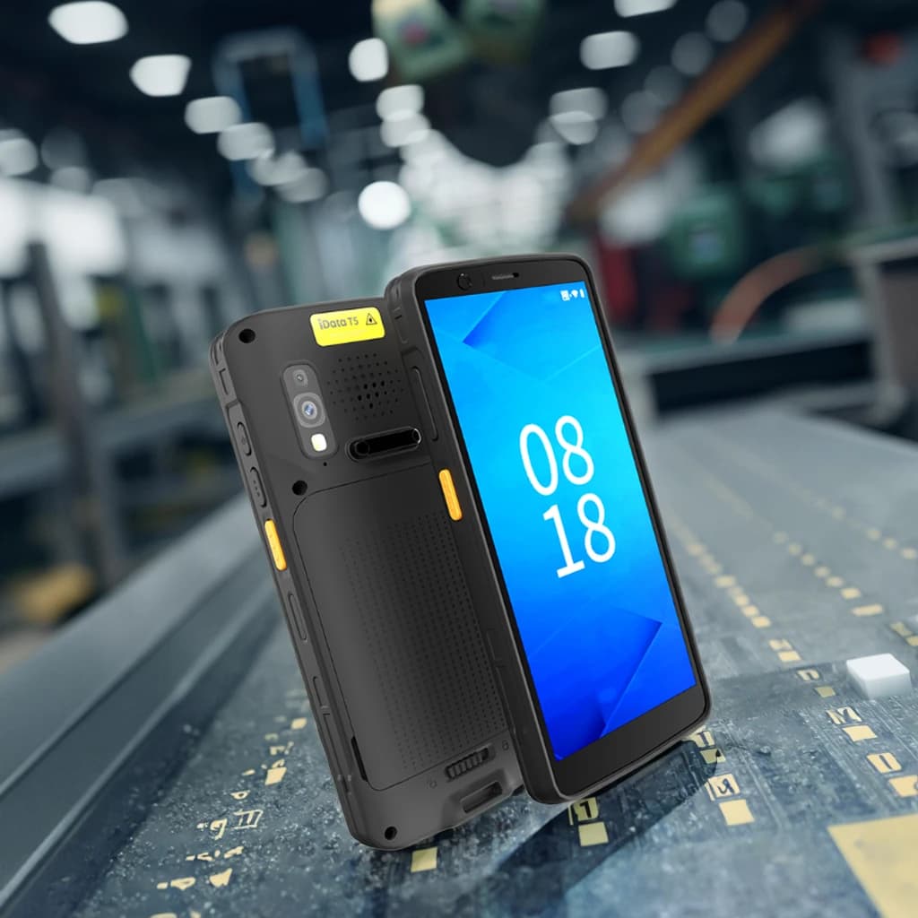 Scanner di Codici a Barre PDA Android per Magazzino, Telefono Robusto da 6 Pollici con Scanner 2D per Inventario