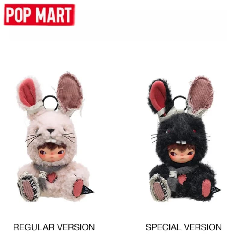 Nuova Collezione POPMART Hirono Little Hare, Figurine Anime in Scatola Misteriosa, Decorazioni per la Camera, Modelli da Collezione, Giocattoli Regalo