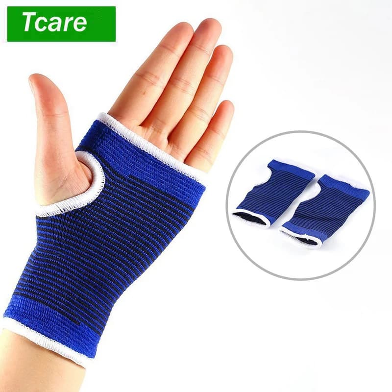 Tcare 1Pair Inch Hand Brace Gym Sports Support Wrist Gloves Hand Palm Gear Protector Tunnel Carpal Tendinite Pain relief New