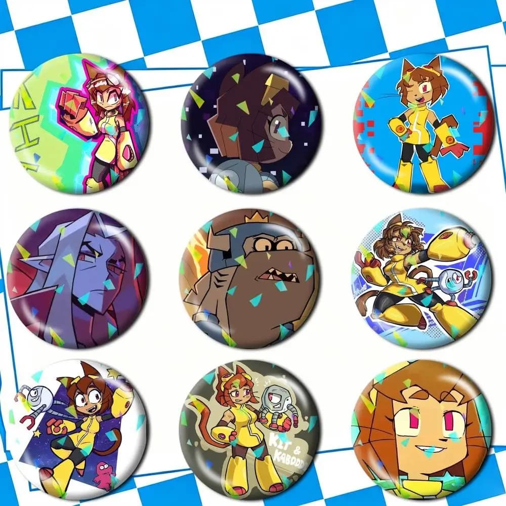NUOVI Spille e Distintivi Cartoon K-Kit G-Gameoverse, Accessori per Zaini e Cappelli, Regalo per Amici, Accessori Creativi
