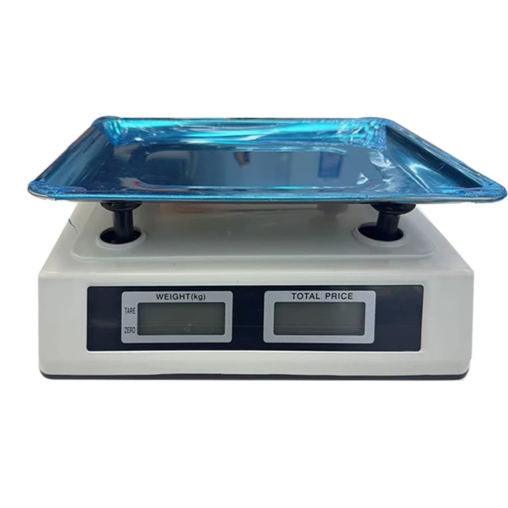 40 kg/1 g price calculation balance for weight counting with stainless steel plate LCD digital display for farmers market meat shops