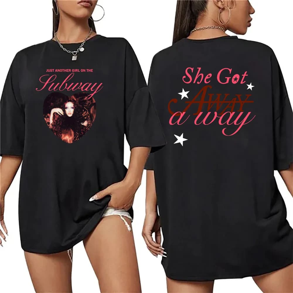 Cotton Chappell Roan The Subway Tops Triste Girl Cultura pop Tee Testi emotivi T-shirt grafiche Abiti creativi alla moda unisex