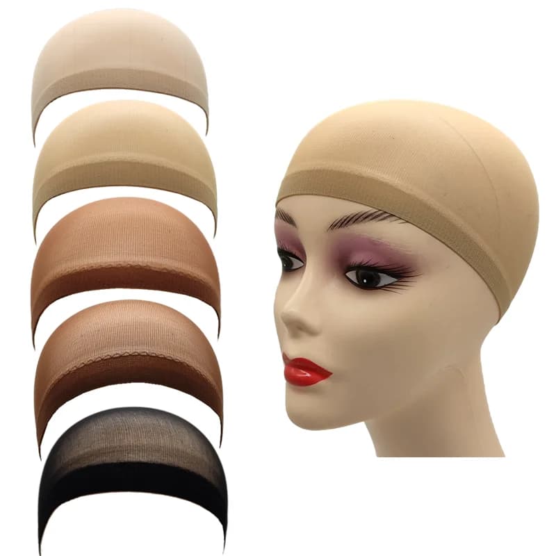 1/6/12 Pezzi Rete per Parrucca in Nylon, Colore Nude, Elastica, Ultra Sottile, Traspirante, Accessori per Parrucche
