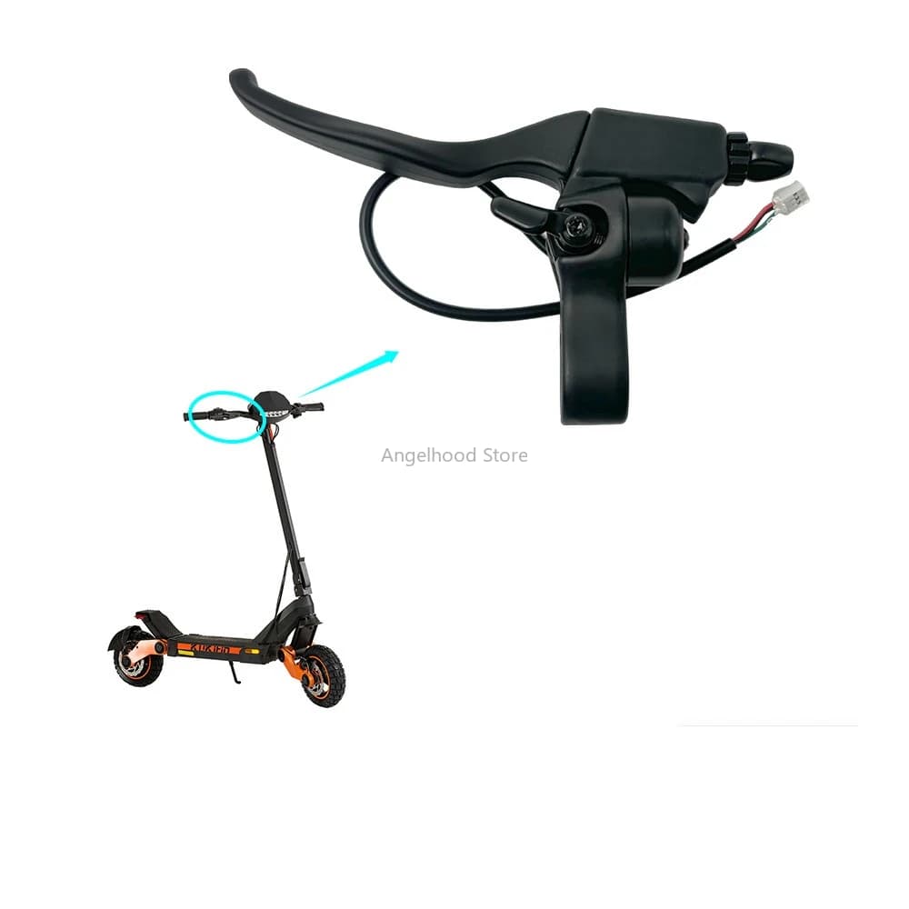 Maniglia del freno a sinistra per parte di ricambio della leva del freno dello scooter elettrico Kukirin G3 Impugnatura del freno sinistra con accessorio a campana