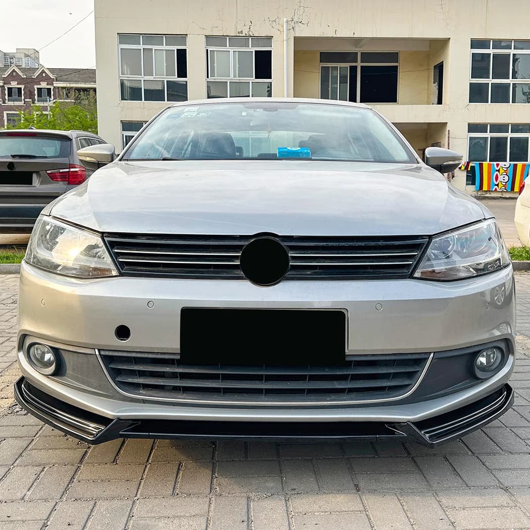 Car Front Bumper Lip Spoiler Diffuser Splitters BodyKit Aprons Cover Guard Trim For Volkswagen Jetta MK6 2011 2012 2013 2014
