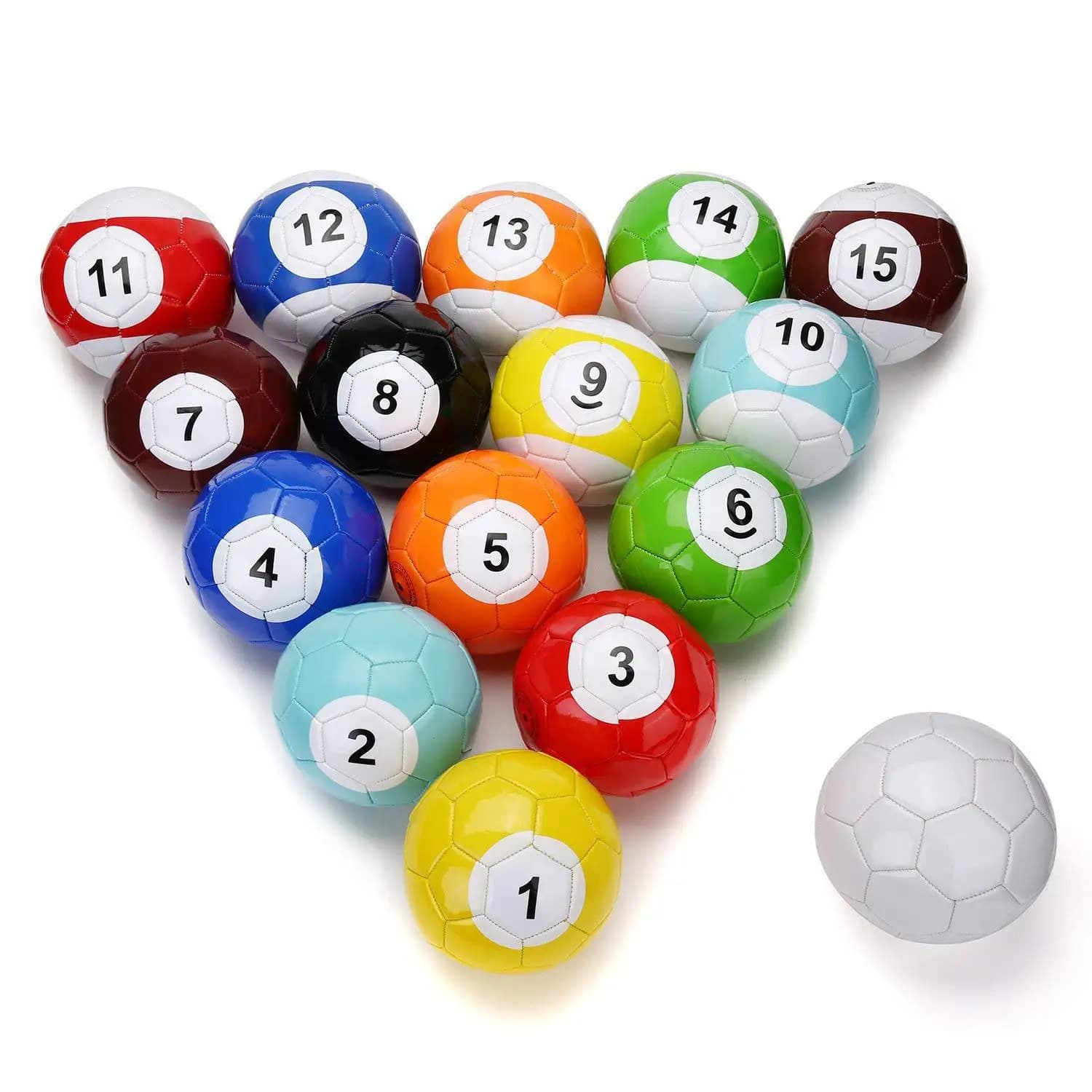 16 pieces very Snook football ball, billiard ball, Snooker Football for Snookball game 2 #3 #4 #5 # for option
