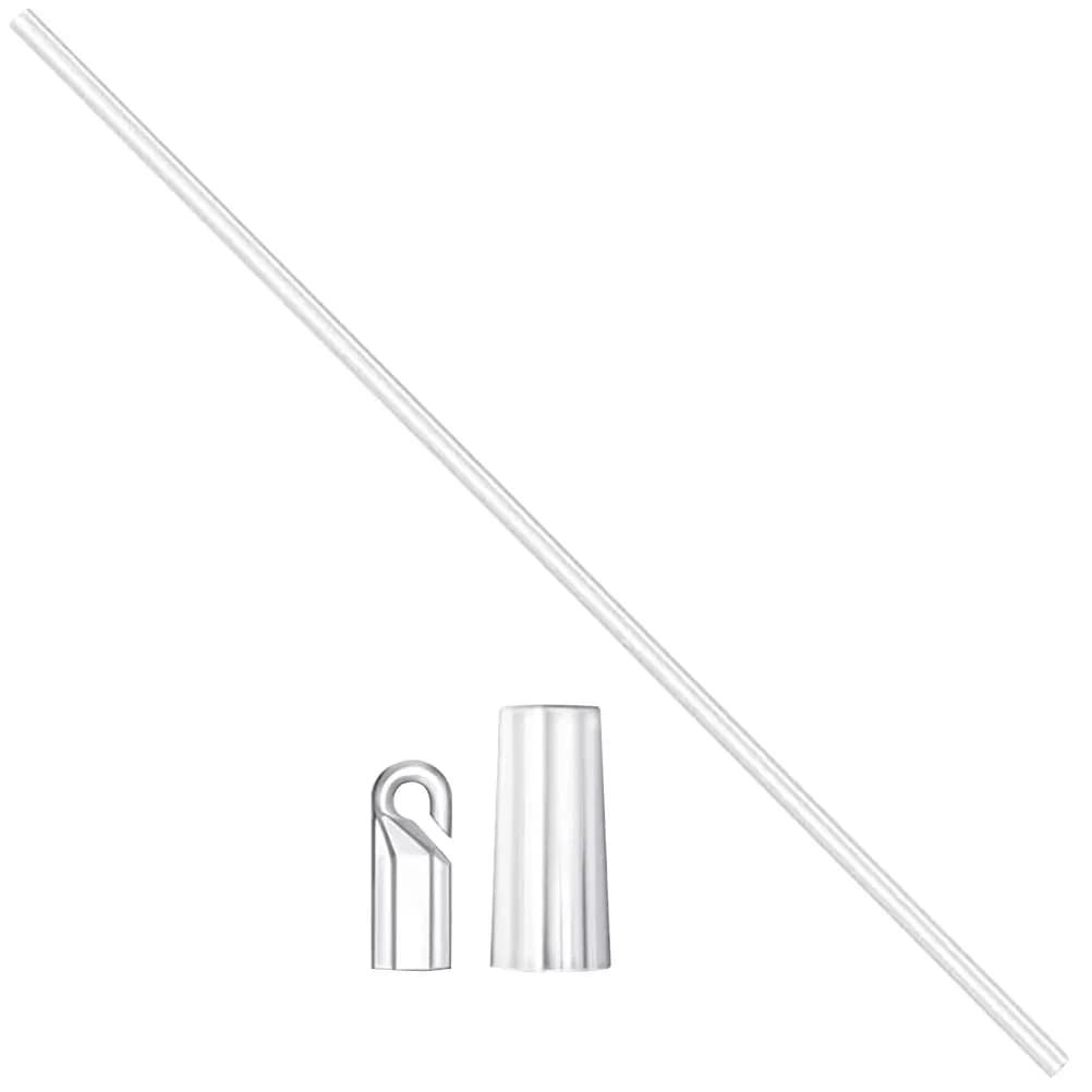 Curtain Pull Rod Blind Opener Window Blind Stick Clear 19 Inch Tilt Rod for Window Shades Door Accessories Curtain Pull Wand