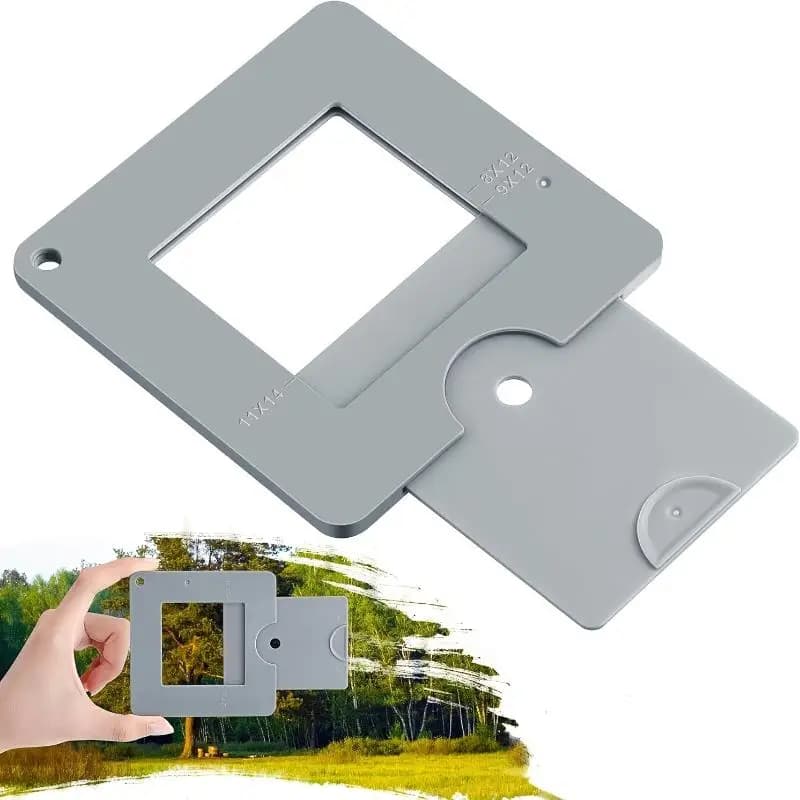 Multifunctional Creative View Catcher Artists Viewfinder Compact View Composition Tool for Sketchbook Drawing Practice