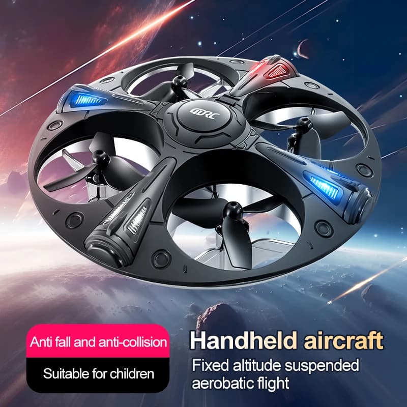 4DRC Nuovo V43 Mini UFO RC Drone Con Luce A LED Mantenimento dell'altitudine Quadcopter Anti-collisione Induzione Dron RC Giocattoli per I Ragazzi Bambini