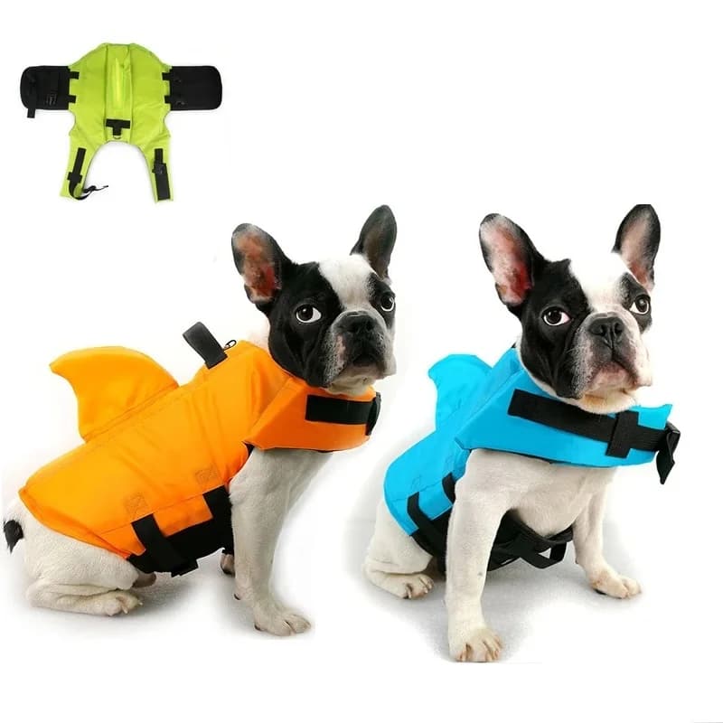 Giubbotto di salvataggio per cani giubbotto di salvataggio per animali domestici di squalo estivo cani costumi da bagno giubbotto di salvataggio per cani da bagnino Preserver galleggiante per costume da bagno
