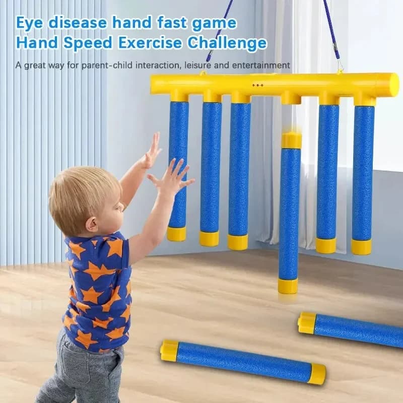Sfida che cade bastoncini Gioco per bambini Stick Cattura giocattolo Addestramento Capacità di reazione Educativo Genitore-figlio Giocattolo interattivo Sport