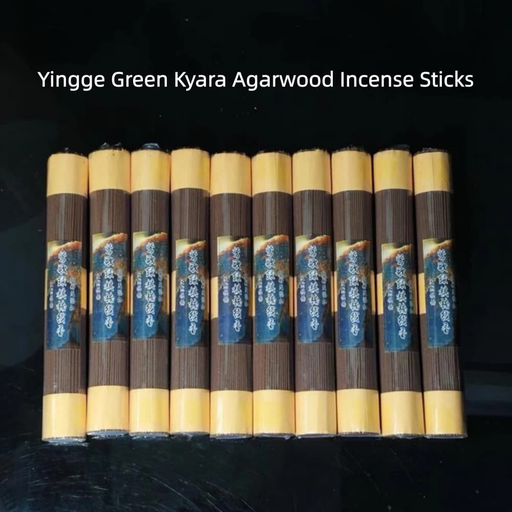 Bastoncini di Incenso Naturale Raro Yingge Green Kyara Agarwood, 100g per Confezione, Circa 300 Pezzi, 45 Minuti di Combustione, Fragranza Ricca e Duratura, Oud