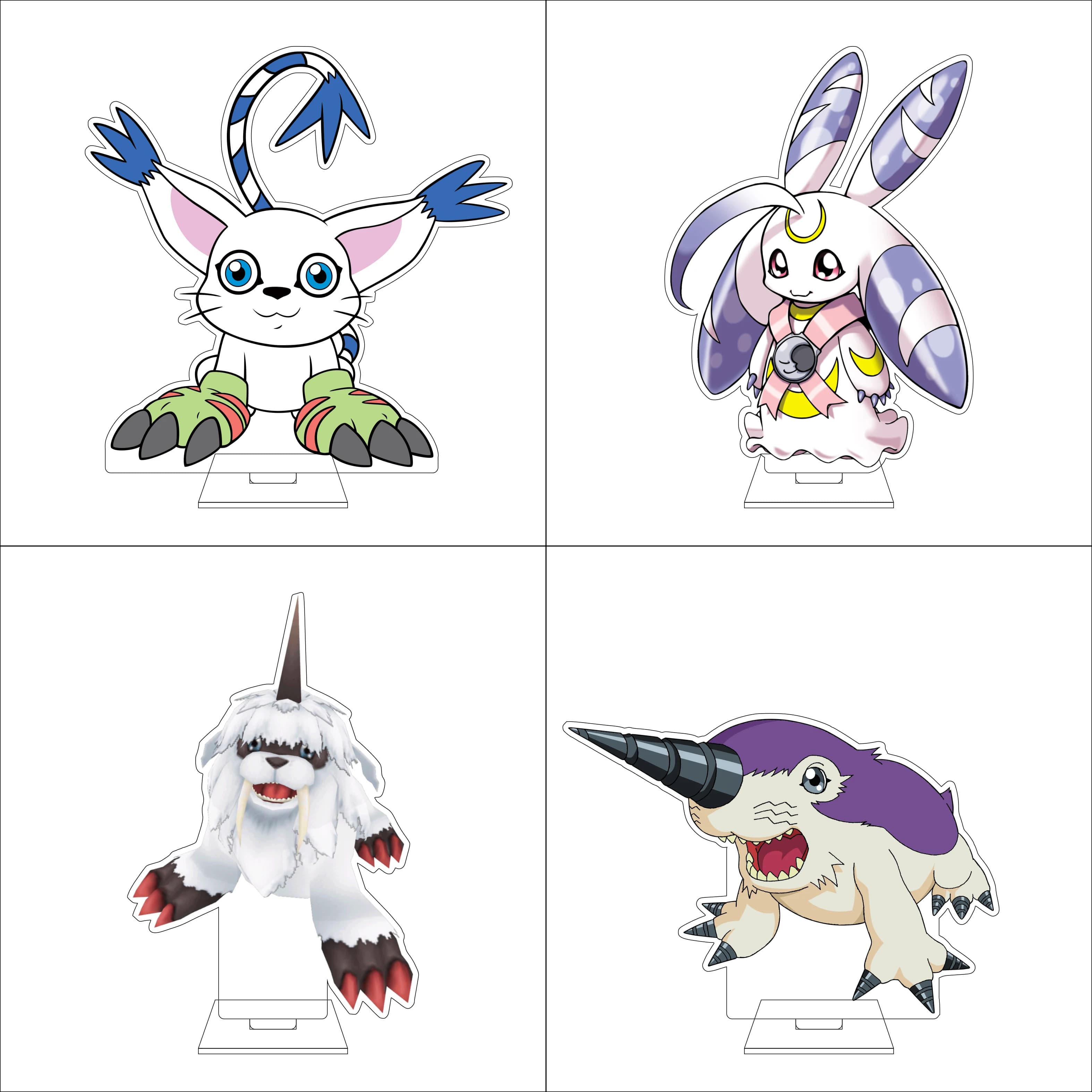 Statuetta in Acrilico da 16CM dell'Anime Digimon: Digital Monsters, Cosplay Zenjiro “Ken” Ichijouji Gomamon, Ornamenti e Regali