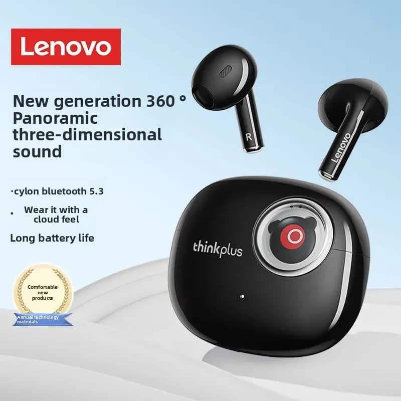 Original Bluetooth Headphones Lenovo LP17 long battery wireless earphone call earphones with noise cancellation headphones for sports music