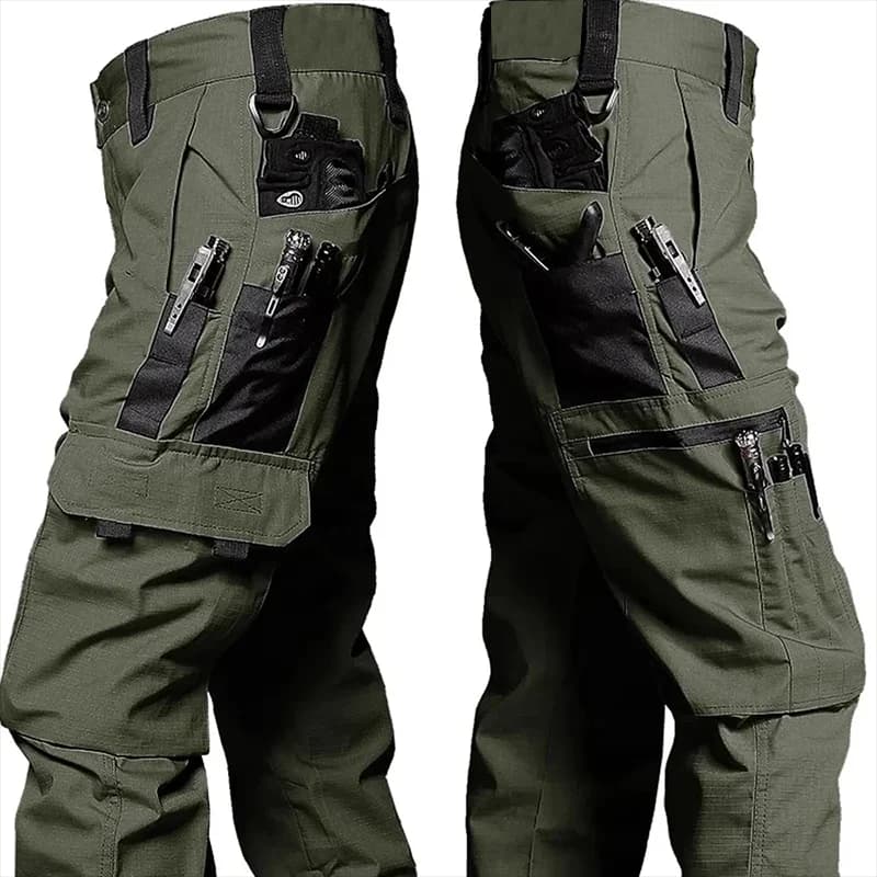 New Tactical Men's Work Pants Cargo Outdoor Pants Waterproof Multitask Pants Autumn Spring Hiking Pants