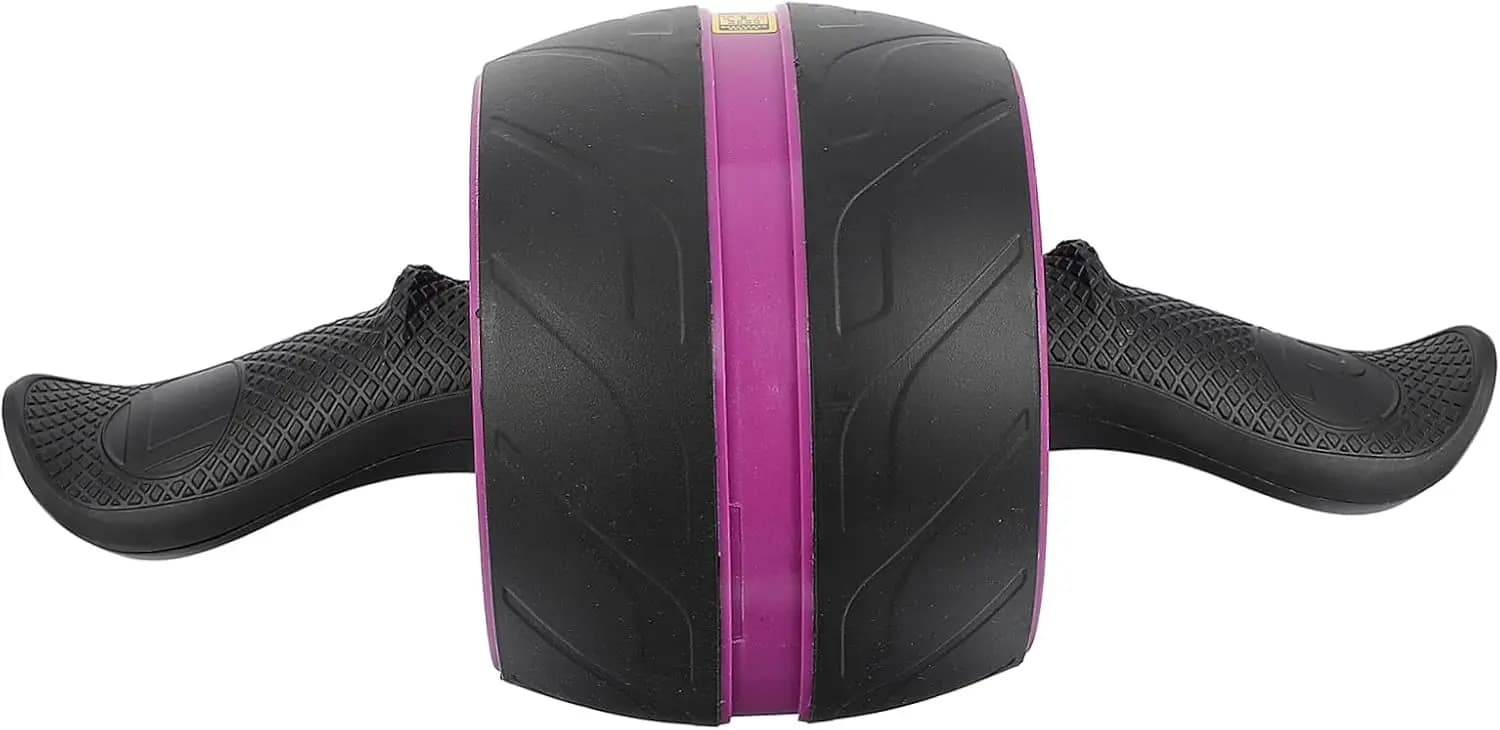 Practical Ab Roller Wheel with Extra Mat for Home Fitness Silent Abdominal Exercise Machine for Men and Women Automatic Rebound