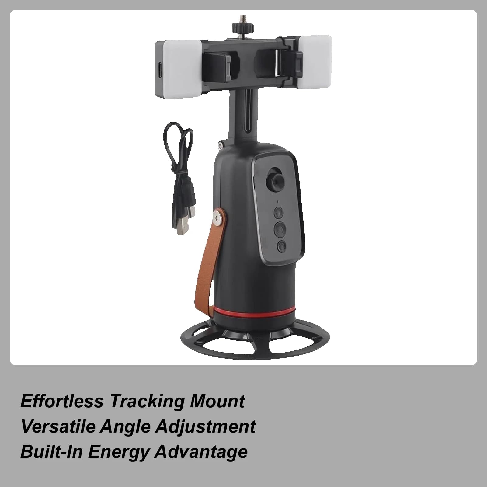 Auto Face Tracking Tripod 360 Degree Rotation Auto Stand Tripod That Follows Your Movement For Live Streaming Selfie Video