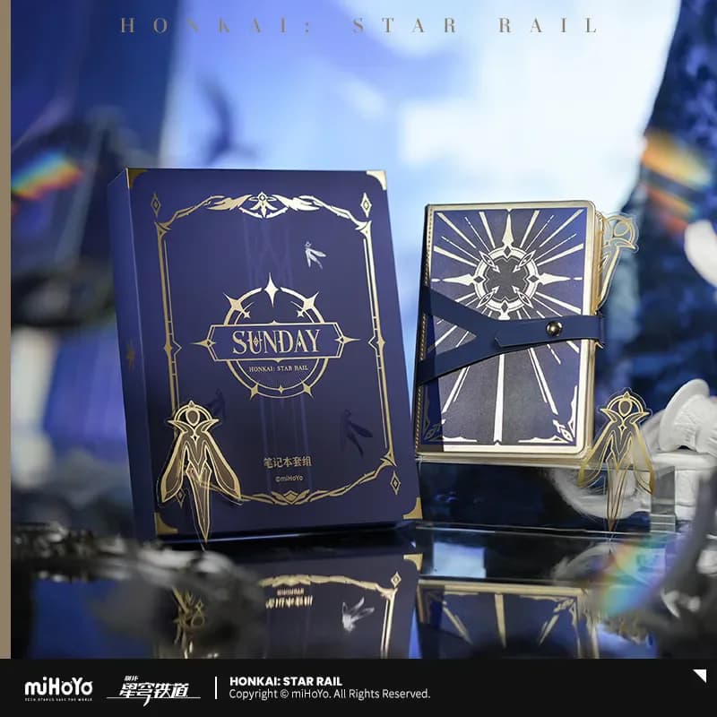 [Genuino] Gioco Domenica Notebook MiHoYo Ufficiale Honkai Star Rail Sunday Notebook Set Doujin Cosplay Cancelleria Memo Regalo di compleanno