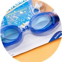 errkxae Transparent swimwear for underwater diving for adults and children waterproof with ear plugs with nose clip with adjustable seal