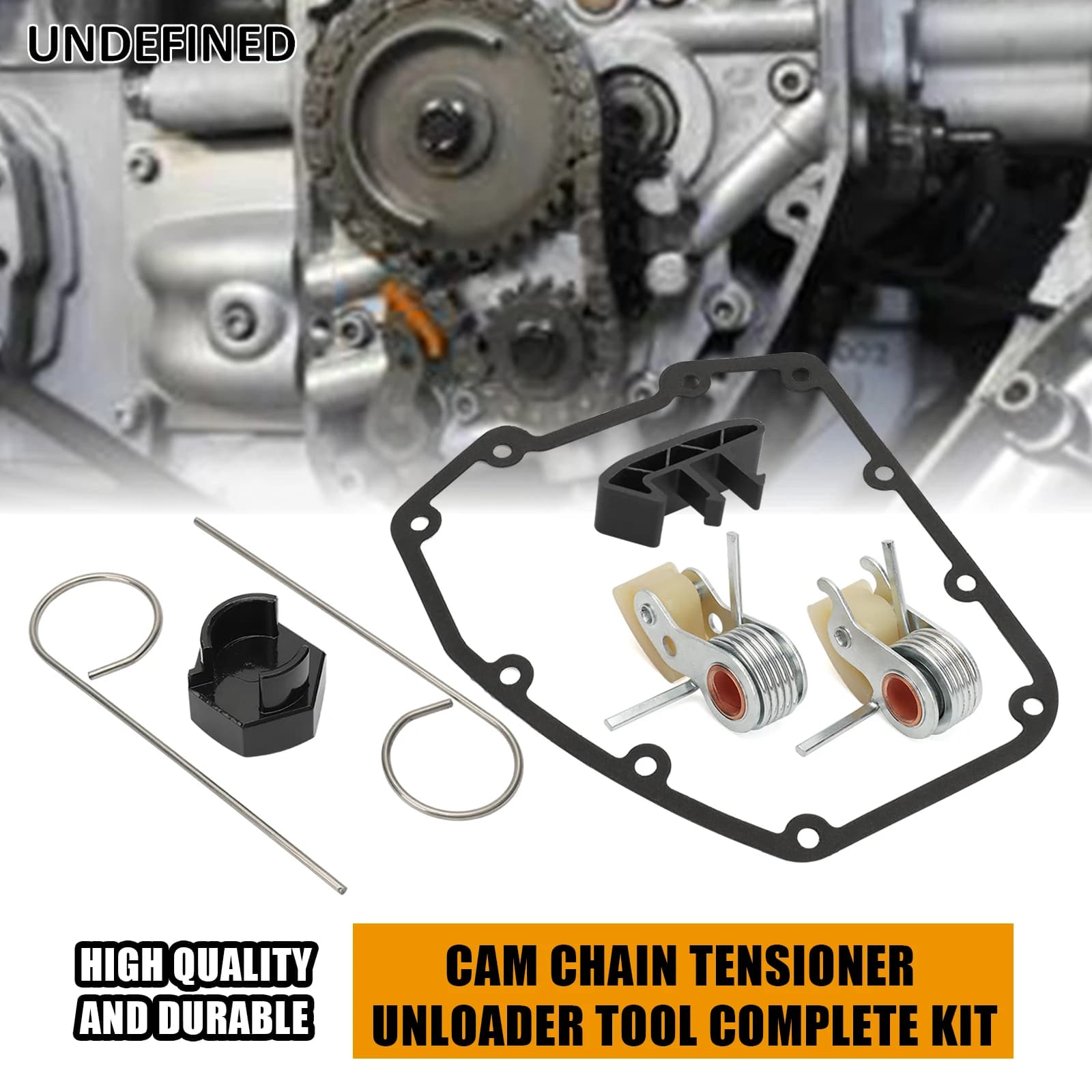 Moto CAM Copertura Guarnizione Tenditore Catena Strumento Kit Completo Per Harley Twin Cam Touring Road King Street Glide Softail Dyna