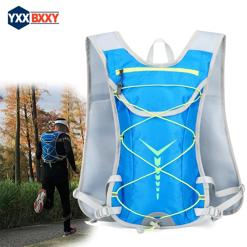 1 piece hydration backpack, hydration backpack, running and hiking with reflective strips Light backpack for women's running water