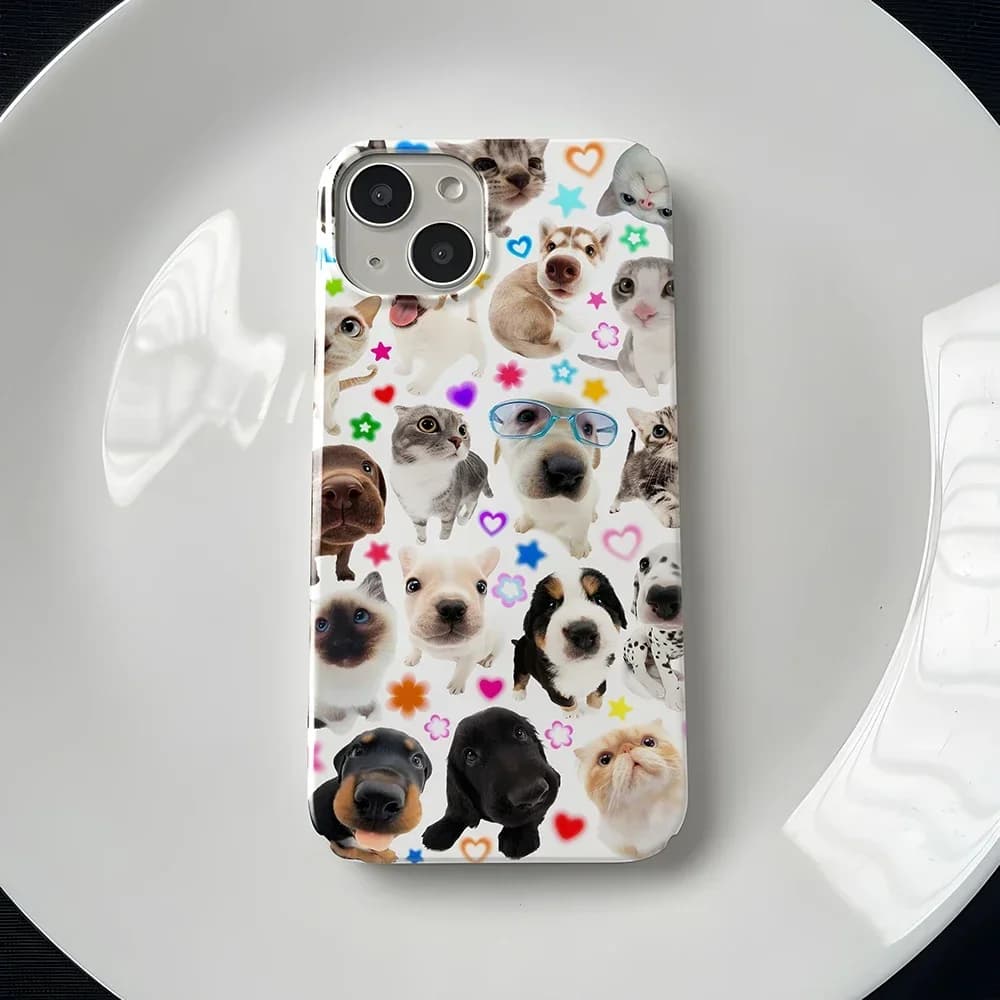 Oil Painted ArtSplashing Ink Colored Polka Dot Jelly Phone Case For iPhone 17 AIR 16 15 14 13 PRO MAX PLUS Dustproof Cover